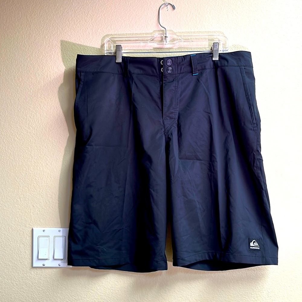 Quicksilver black swim trunks shorts